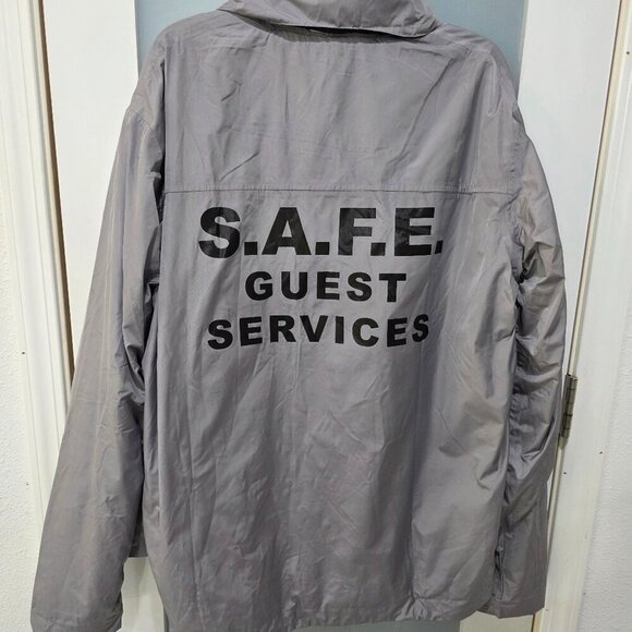 Super Bowl LIII Official Guest Services Jacket Men’s Large Gray Zip Up - Picture 2 of 15